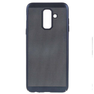 Husa Telefon Plastic Samsung Galaxy A6+ 2018 a605 J8 J810 Mesh Dark Blue foto