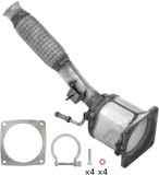 Catalizator Citroen: C5 2 (Rc, 08.04-09.08); Peugeot: 407 (6d, 02.04-12.11), 2.0 HDi, 2.0 HDi 135, Euro 4 (D4), Catalizator si kit instalare, EEC
