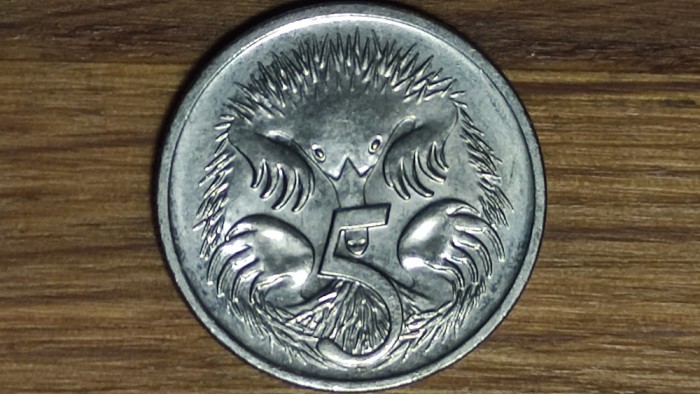 Australia - moneda de colectie exotica - 5 cents centi 2003 - senzationala!