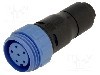 Conector circular, mama, 6 pini, BULGIN - PX0411/06S/4550 foto