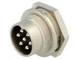 Conector M16 Soclu Tată 7 PIN 5A 300V IP40