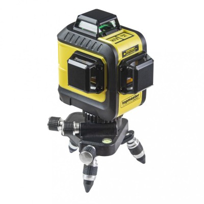 Nivela laser 3D 360&amp;deg;, raza verde, 3 linii, autonivelare, Topmaster 279906 foto