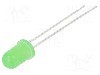 Dioda LED, 5mm, verde, 750mcd, 7,5mA, 3...15V, OPTOSUPPLY - OSG55154A-VV