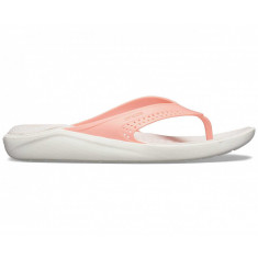 Slapi Crocs LiteRide Flip Pepene - Melon/White