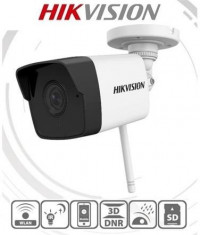 Camera de supraveghere video bullet IP Wireless Hikvision DS-2CV1021G0-IDW1, 2.8mm 2MP, IP 66, IR 30m foto