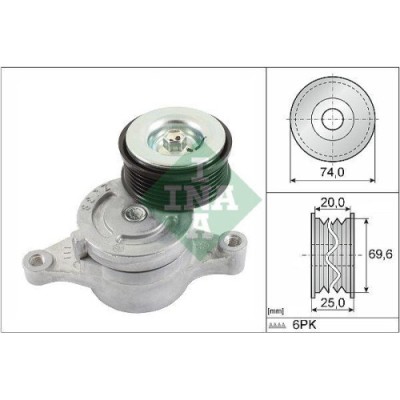 Intinzator curea Mazda 2 (De, 3 (Bm, 3 Saloon (Bm , 1.3 (DE3FS), 1.3 BiFuel, 1.3 MZR (DE3FS), 1.5 (DE5FS), 1.5 MZR (DE5FS), 1.6 (BM4, BN4), 1.6, Rapi foto
