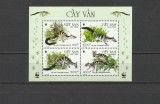 VIETNAM 2005 WWF FAUNA PROTEJATA ZIBETE, Nestampilat