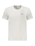 Tricou barbati cu maneca scurta, cu logo, Regular fit, Alb, S