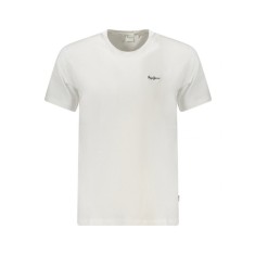 Tricou barbati cu maneca scurta, cu logo, Regular fit, Alb, M