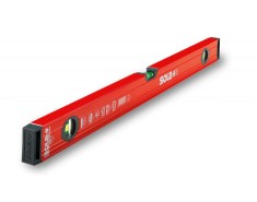 Nivela cu bula ( Boloboc ) cu profil tubular, 100cm RED 3 100 - Sola-01215301 foto