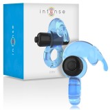 Intense For Him-Fry Inel Vibrator Albastru-ABS, Waterproof