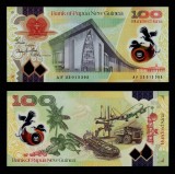 PAPUA NOUA GUINEE █ bancnota █ 100 Kina █ 2023 █ P55 █ POLYMER █ UNC necirculata