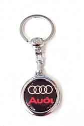 Breloc Premium metal inoxidabil compatibil Audi multicolor foto