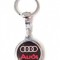 Breloc Premium metal inoxidabil compatibil Audi multicolor
