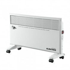 Convector electric Albatros, 2000 W, 2 trepte putere, termostat reglabil, Alb foto