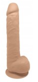 Dildo Thermo Reactive Silicon cu Memorie Dubla Densitate 38 cm Natural