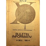 Federația Rom&acirc;nă de Radioamatorism &ndash; Buletin informativ nr. 8/1981