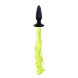 Dop Anal Unicorn Tails - Galben, NS Toys