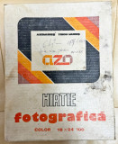 Hartie fotografica color AZO 18x24cm 100 buc. 1986, Romania de la 1950