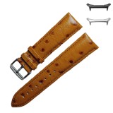 Curea din piele, compatibila cu Samsung Galaxy Watch Ultra2, Telescoape QR, 22mm, Mustard Spots