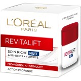 Crema antirid de noapte L&amp;#039;Oreal Paris Revitalift, 50 ml
