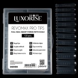 Cumpara ieftin Tipsuri Reutilizabile Polygel &amp; Gel REVOMAX PRO TIPS LUXORISE Full Nail, 120 buc