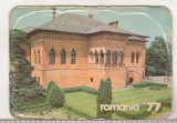 Bnk cld Calendar de buzunar - 1977 - Mogosoaia - Palatul brincovenesc