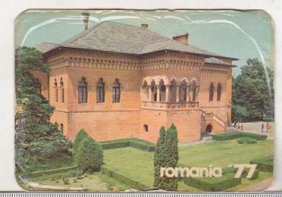 bnk cld Calendar de buzunar - 1977 - Mogosoaia - Palatul brincovenesc foto