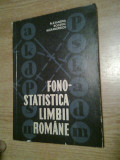 Cumpara ieftin Fonostatistica limbii romane -Alexandra Roceric-Alexandrescu (Ed. Academiei 1968