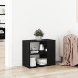 Bufet Gossi Negru Stejar 60x30x50 cm, Lemn Prelucrat, Living/Dining