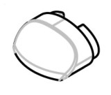 Set capace pentru barele transversale Menabo Brio / Tiger