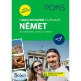 PONS Nyelvtanfolyam 3 l&eacute;p&eacute;sben N&Eacute;MET - Besz&eacute;dhelyzetek - sz&oacute;kincs - nyelvtan - A1-A2 szint - Christoph Obergfell