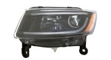 Set faruri Jeep Grand Cherokee, 04.202016, montare fata, stanga+dreapta, lupa; cu semnalizare pe LED; cu lampa pozitie LED; Tip USA;