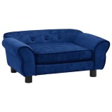 Cumpara ieftin Canapea pentru caini, albastru, 72x45x30 cm, plus