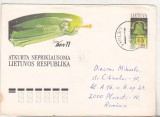 Bnk ip Lituania 1991 - intreg postal circulat spre Romania, Dupa 1950