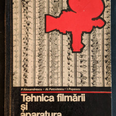 RAR 1977 Manual TEHNICA FILMARII si APARATURA Tiraj f. mic 565 exemplare 298 pag