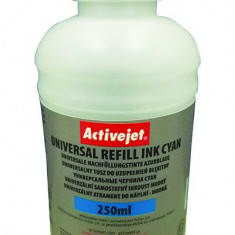 Cerneala refill color universala 250 ml culoare cyan