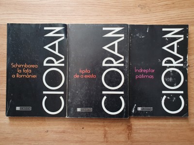 CIORAN: Schimbarea la fata + Ispita de a exista + Indreptar patimas foto