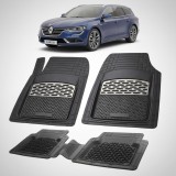 Covorase Renault Talisman 1 Estate (Grandtour) Compatibile 2016-2020 | Silver, Cauciuc
