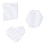 Placa pentru margelele de calcat 3 forme - 3 bucati set