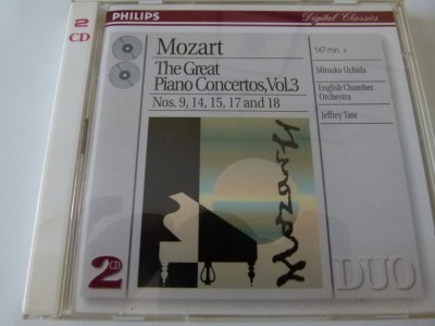 Mozart - the great piano concertos , 2 cd , Mitsuko Uchida foto