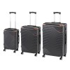 TraveLux Urban XXI gurul&oacute;s bőr&ouml;nd szett fekete
