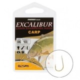Carlige Excalibur Carp Classic Gold diverse marimi (Marime Carlige: Nr. 1)