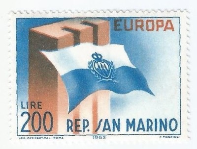 |San Marino, Europa CEPT, 1963, MNH foto