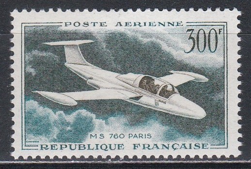Franta 1959 - Avion MS 760, PA, MNH