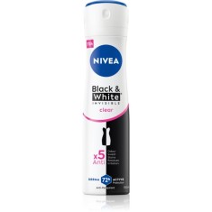 NIVEA Invisible Black &amp; White Clear antiperspirant Spray pentru femei 150 ml