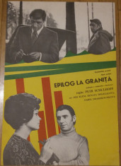 Epilog la granita afis / poster cinema vintage original foto