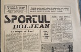 RAR = ZIAR VECHI SPORTUL DOLJEAN , ANUL 1 , NUMARUL 1