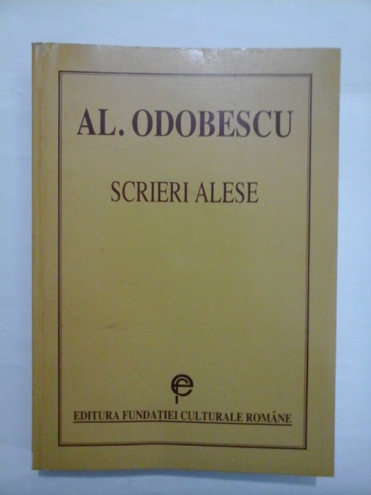 SCRIERI ALESE - AL. ODOBESCU