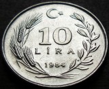 Cumpara ieftin Moneda 10 LIRE - TURCIA, anul 1984 *cod 530 A, Europa, Aluminiu